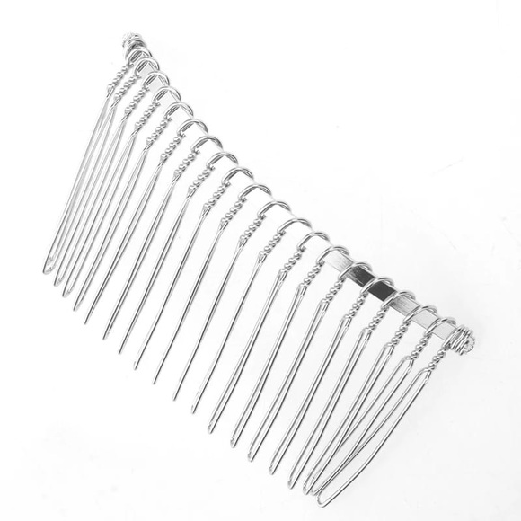 Metal 7.8CM Veil Comb Bridal Wedding Accessories H - Picture 1 of 3